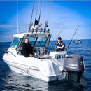 Fiberglass Bait Board - Elite with 2 Rod Holders, 2 Cup Holders and Bait Storage Fiberglass Bait Board - Elite with 2 Rod Holders, 2 Cup Holders and Bait Storage
