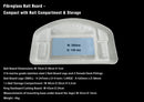 Fiberglass Bait Board - Compact with Bait Compartment and Storage Fiberglass Bait Board - Compact with Bait Compartment and Storage