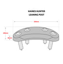 Haines Hunter Lean Post - Fibreglass Top - Black Haines Hunter Lean Post - Fibreglass Top - Black