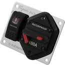 Viper Pro Series Led Anchor Switch with 100a Circuit Breaker, SS Plate Viper Pro Series Led Anchor Switch with 100a Circuit Breaker, SS Plate