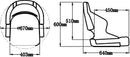 Admiral Compact Helmsman Seat Admiral Compact Helmsman Seat