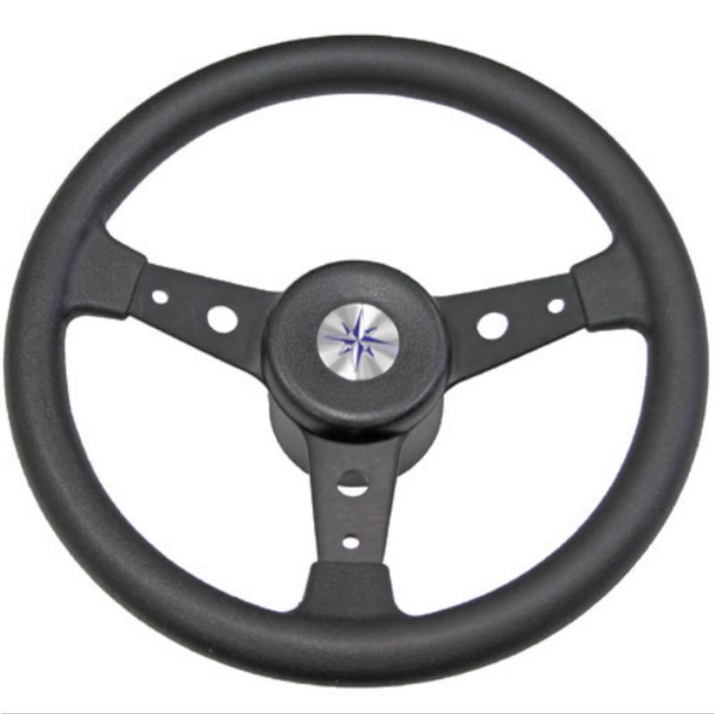 Aluminium 3 Spoke Delfino Steering Wheel