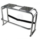 Double Seat Frame - Stainless Steel Double Space Seat Frame Double Seat Frame - Stainless Steel Double Space Seat Frame