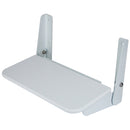 Foot rest fold up transom step Foot rest fold up transom step