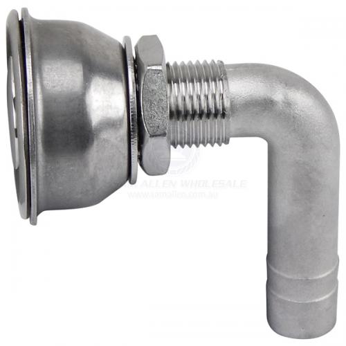 Fuel Breather 90 Degree - Recess Mount -Stainless Steel