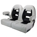 Relaxn Seats - Cruiser Series - Double - White Black Relaxn Seats - Cruiser Series - Double - White Black