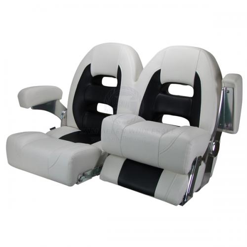 Relaxn Seats - Cruiser Series - Double - White Black