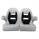 Relaxn Seats - Cruiser Series - Double - White Black Relaxn Seats - Cruiser Series - Double - White Black