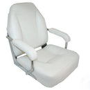 Mojo Deluxe Helm Boat Seat - White Mojo Deluxe Helm Boat Seat - White