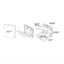 Folding cup holder - Black / white Folding cup holder - Black / white