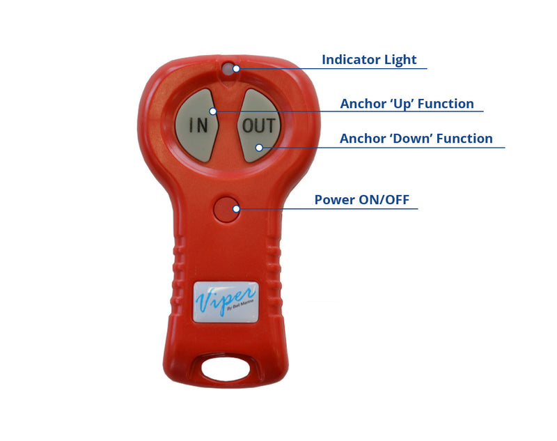 Viper S Series Wireless Anchor Winch Remote Control Only