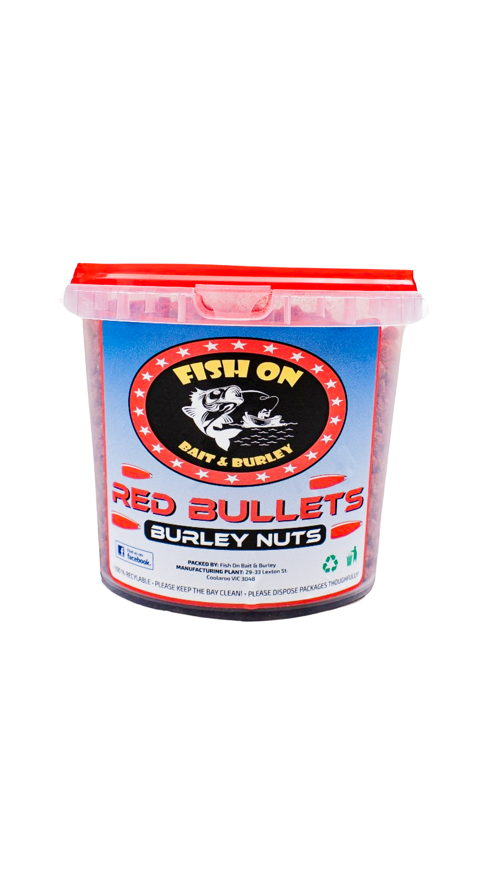 Pricks Red Bullets Fish On Berley Bucket 5L – Premium Bait & Berley – The Marine Centre