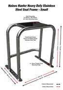 Stainless Steel Boat Seat Frame + FREE 26.4L Esky — Fits Most Boats