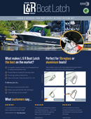 Launch and Retrieve Boat Latch Set - Towing Eye for Aluminium Boats
