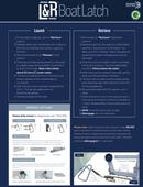 Launch and Retrieve Boat Latch Set - Towing Eye for Aluminium Boats