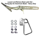 Launch and Retrieve Boat Latch Set - Towing Eye for Aluminium Boats
