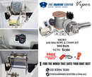 Viper “S” Series MICRO 1000 Stainless Winch Kit Inc 60m Rope and Chain