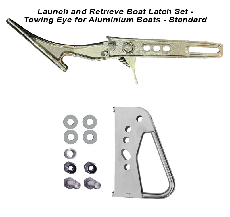 Launch and Retrieve Boat Latch Set - Towing Eye for Aluminium Boats