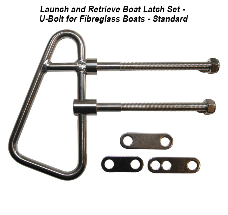 Launch and Retrieve Boat Latch Set - U-Bolt for Fibreglass Boats
