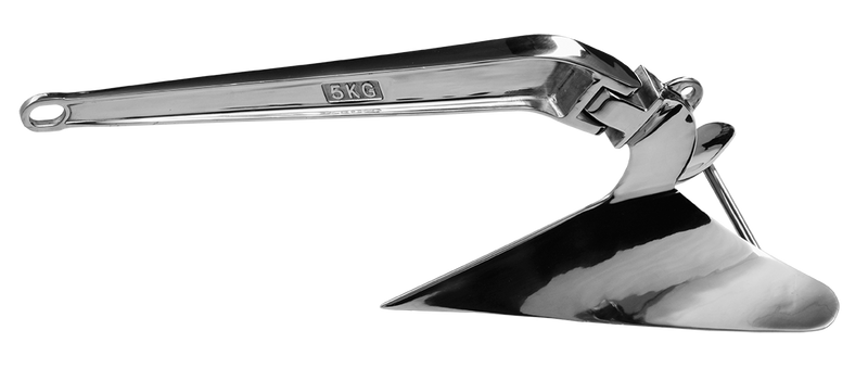 Stainless Steel Viper Pro Series Polished Plough Anchor - Multiple Variants