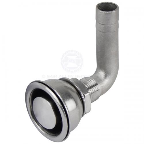 Fuel Breather 90 Degree - Recess Mount -Stainless Steel