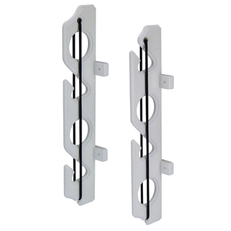 Relaxn Rod Rack - 4 Rods White PP with Bungee Lock