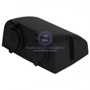 Power Outlet Double Socket - Black