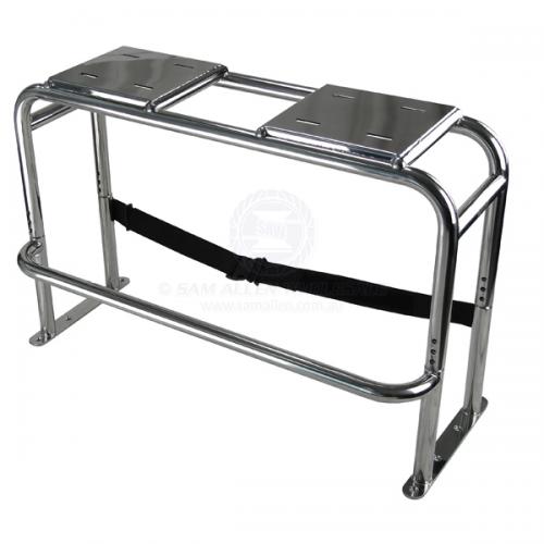Double Seat Frame - Stainless Steel Double Space Seat Frame