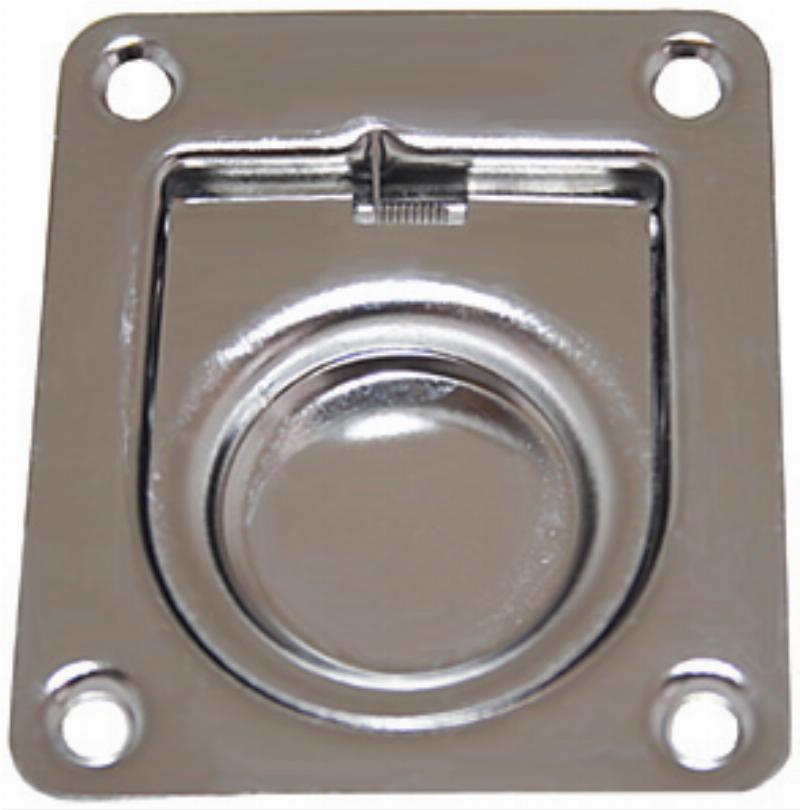 Flush Pull Ring - Rectangular Anti-Rattle