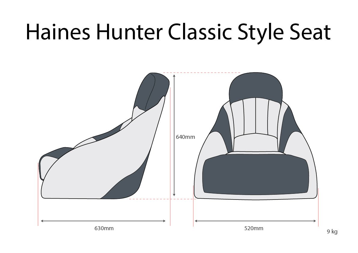 Boat Classic Seats Boat Parts Accessories & Supplies Haines Hunter
