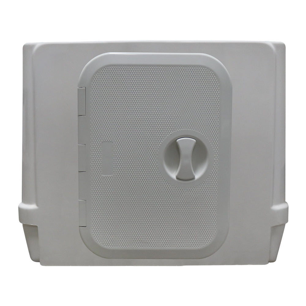 fibreglass seat box with tackle tray Hatch | Storage | Haines Hunter nasci (S0 Ep9) Building A These trays can hold Color:White Satin