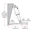Lenco™ Complete Trim Tab Electro Polished Standard Mount Kits - Multiple Variants