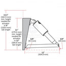 Lenco™ Complete Trim Tab Standard Edge Mount Kits - Multiple Variants