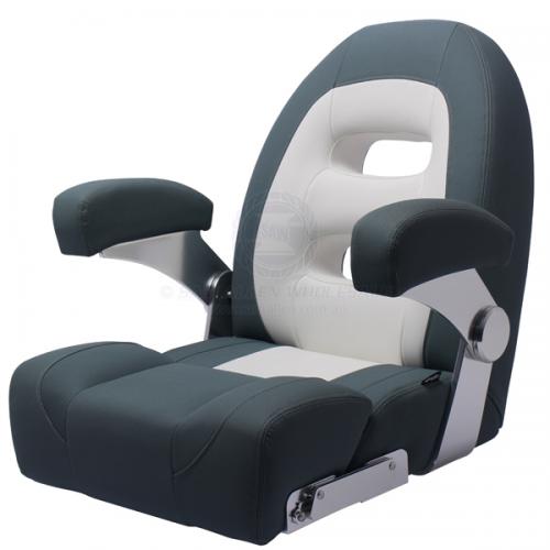 Relaxn Seats - Cruiser Series - High Back White/Dark Grey