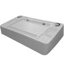 Southern Formula Fiberglass Bait Board - 2 Rod Holders, Large Chopping Board and Bait Storage