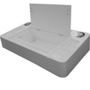 Southern Formula Fiberglass Bait Board - 2 Rod Holders, Large Chopping Board and Bait Storage