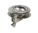 Stainless Steel Flush Round Catch - No Key Lock
