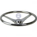 Polishes Stainless Steel 3 Spoke Steering Wheel